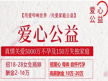 单县捐卵助孕生子 爱心志愿者招募